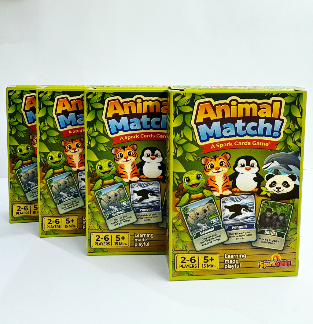 Animal Match – Educational Card Game for Kids (Ages 5+) - Used in UK primary schools.