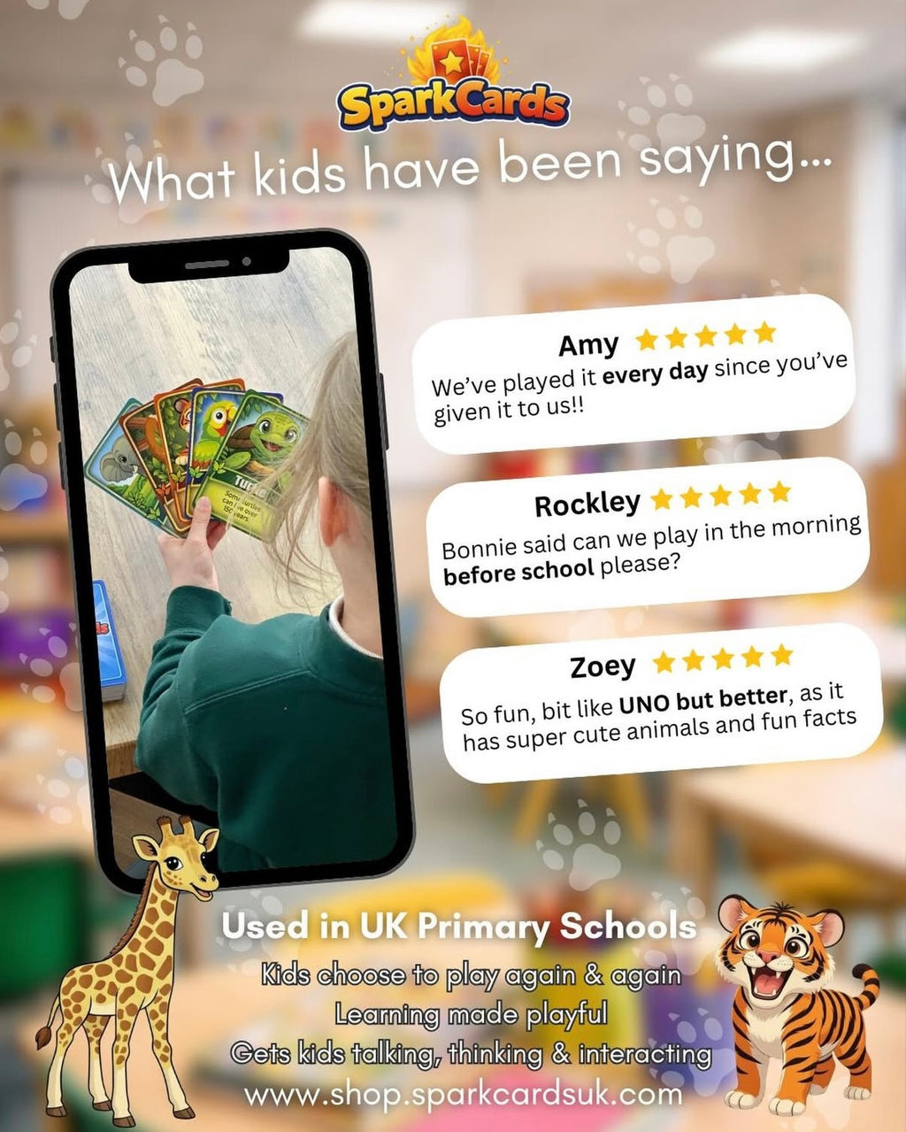 Animal Match – Educational Card Game for Kids (Ages 5+) - Used in UK primary schools.